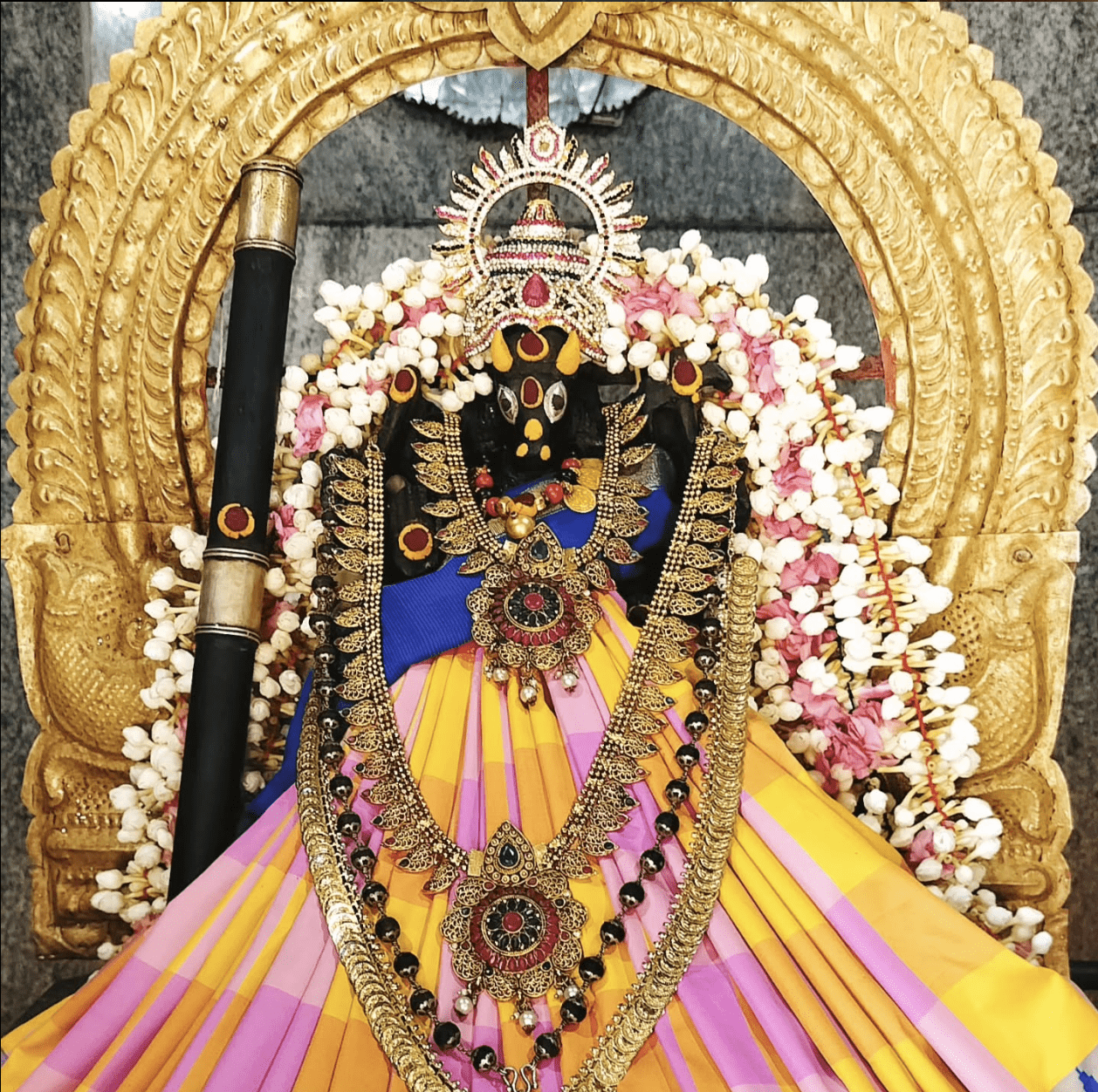 Temple Front View